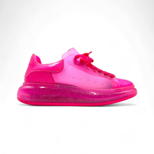 McQueen Pink Glitter Sneakers