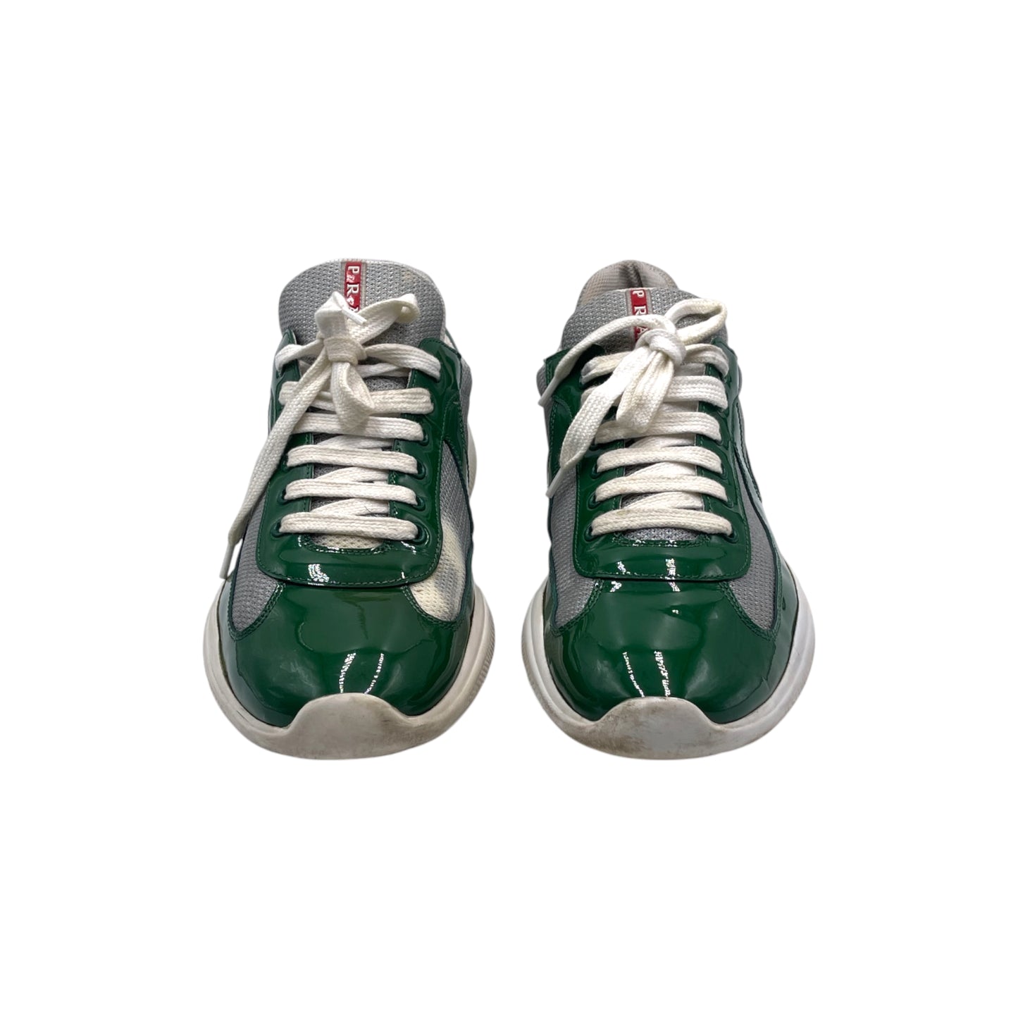 Prada America's Cup Green/Silver Sneakers
