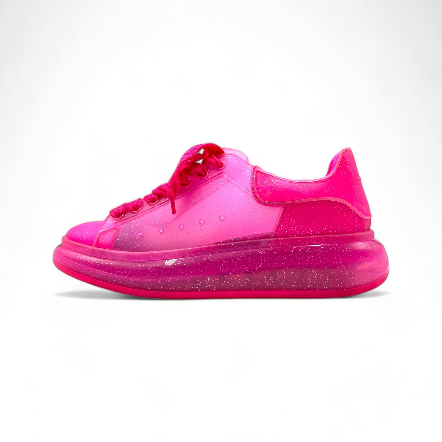 McQueen Pink Glitter Sneakers