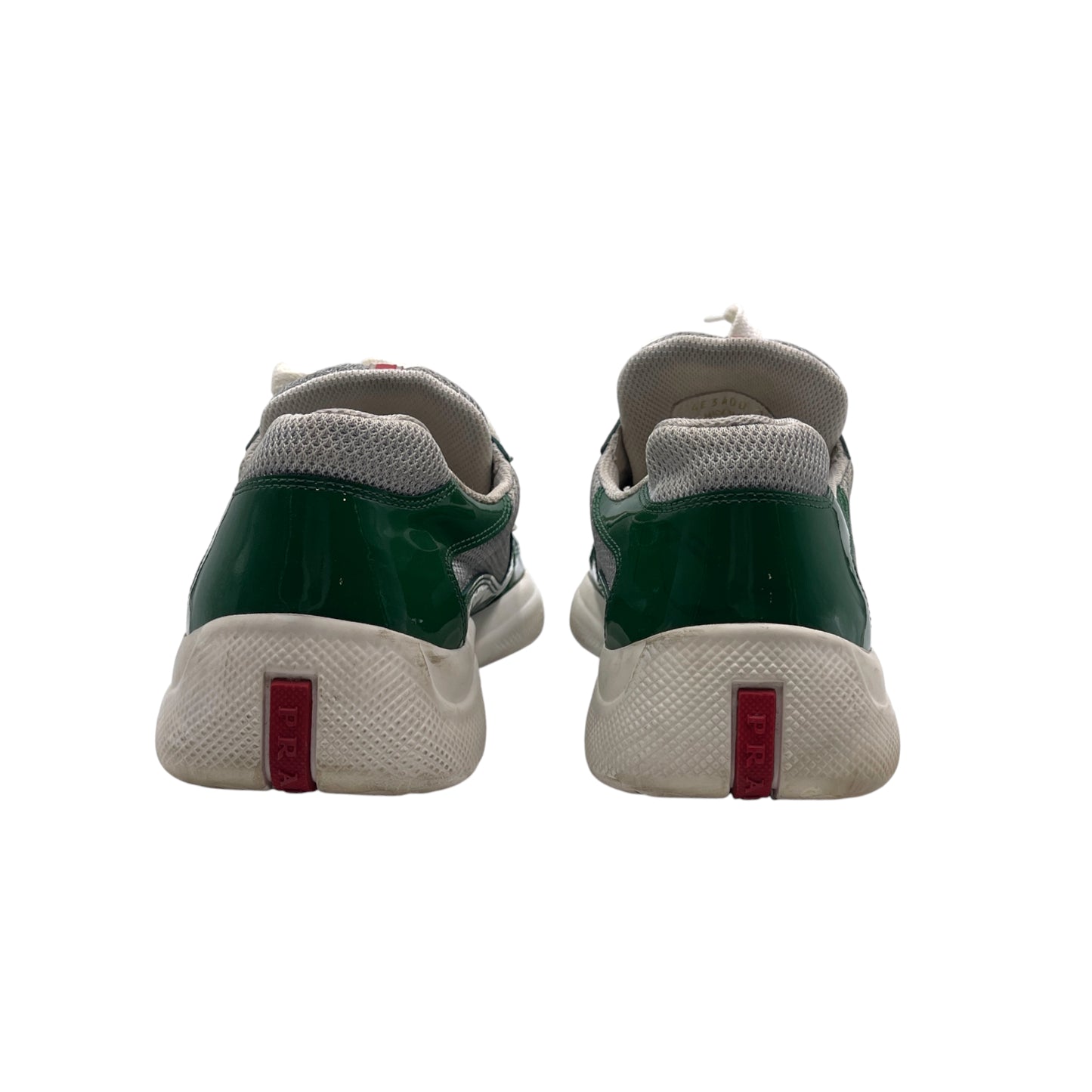 Prada America's Cup Green/Silver Sneakers