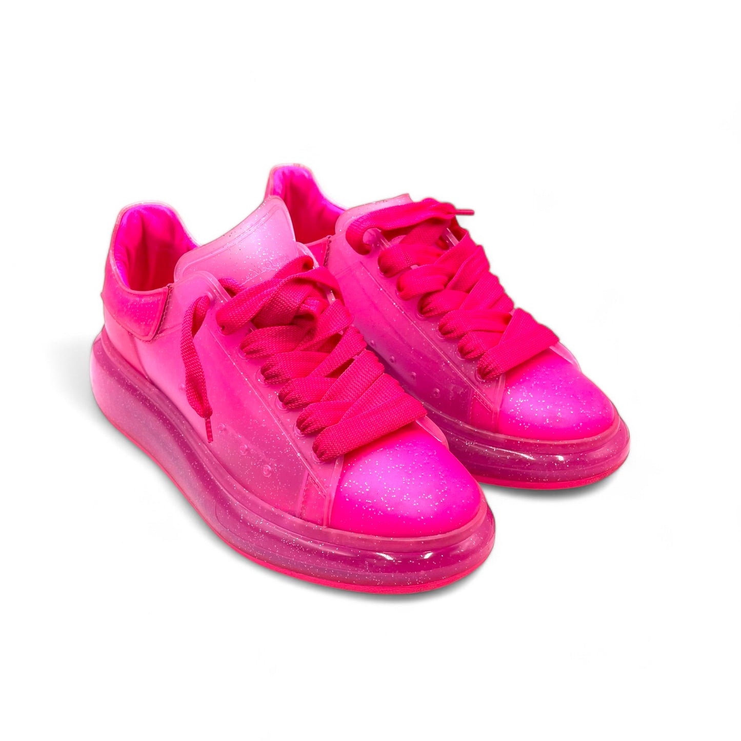 McQueen Pink Glitter Sneakers