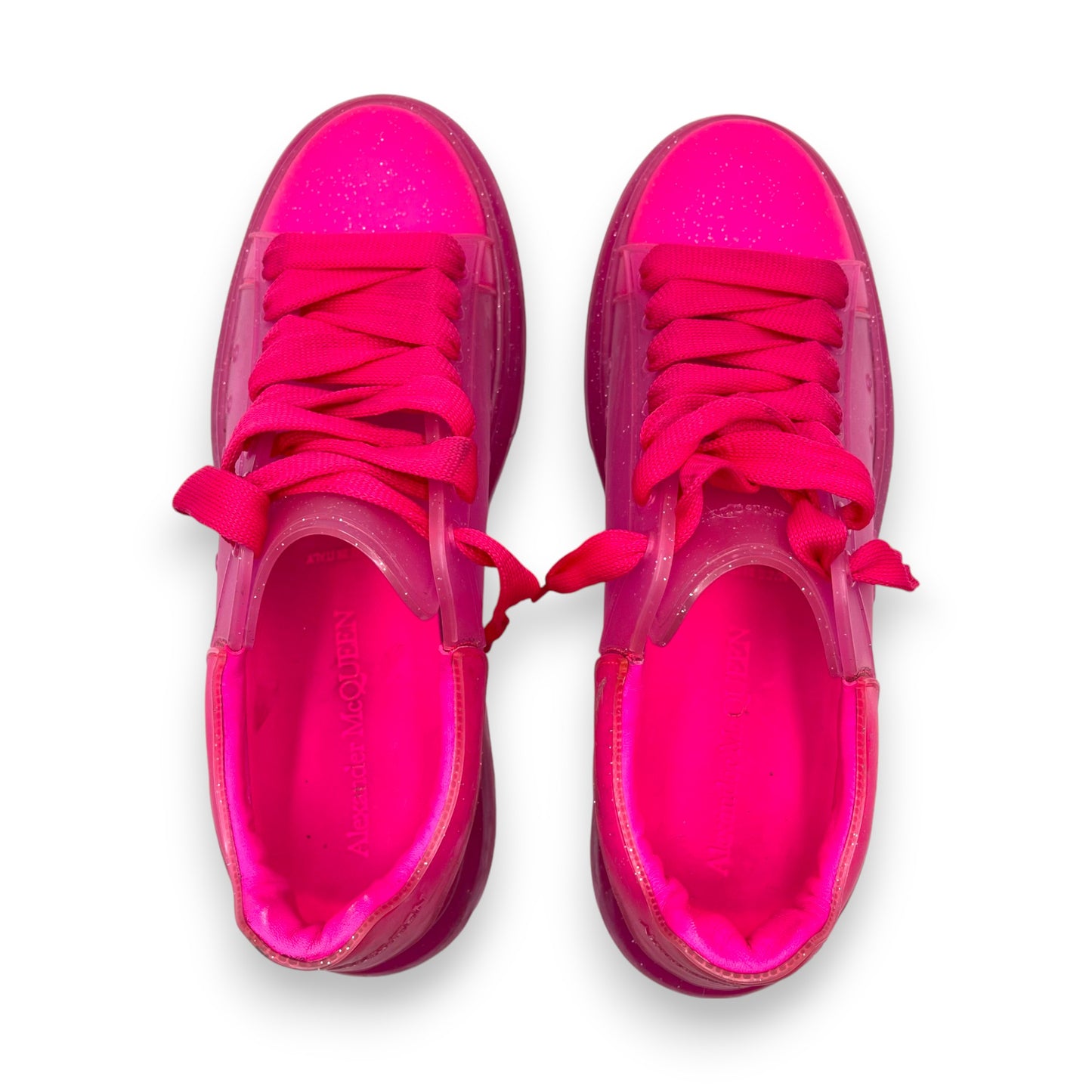 McQueen Pink Glitter Sneakers