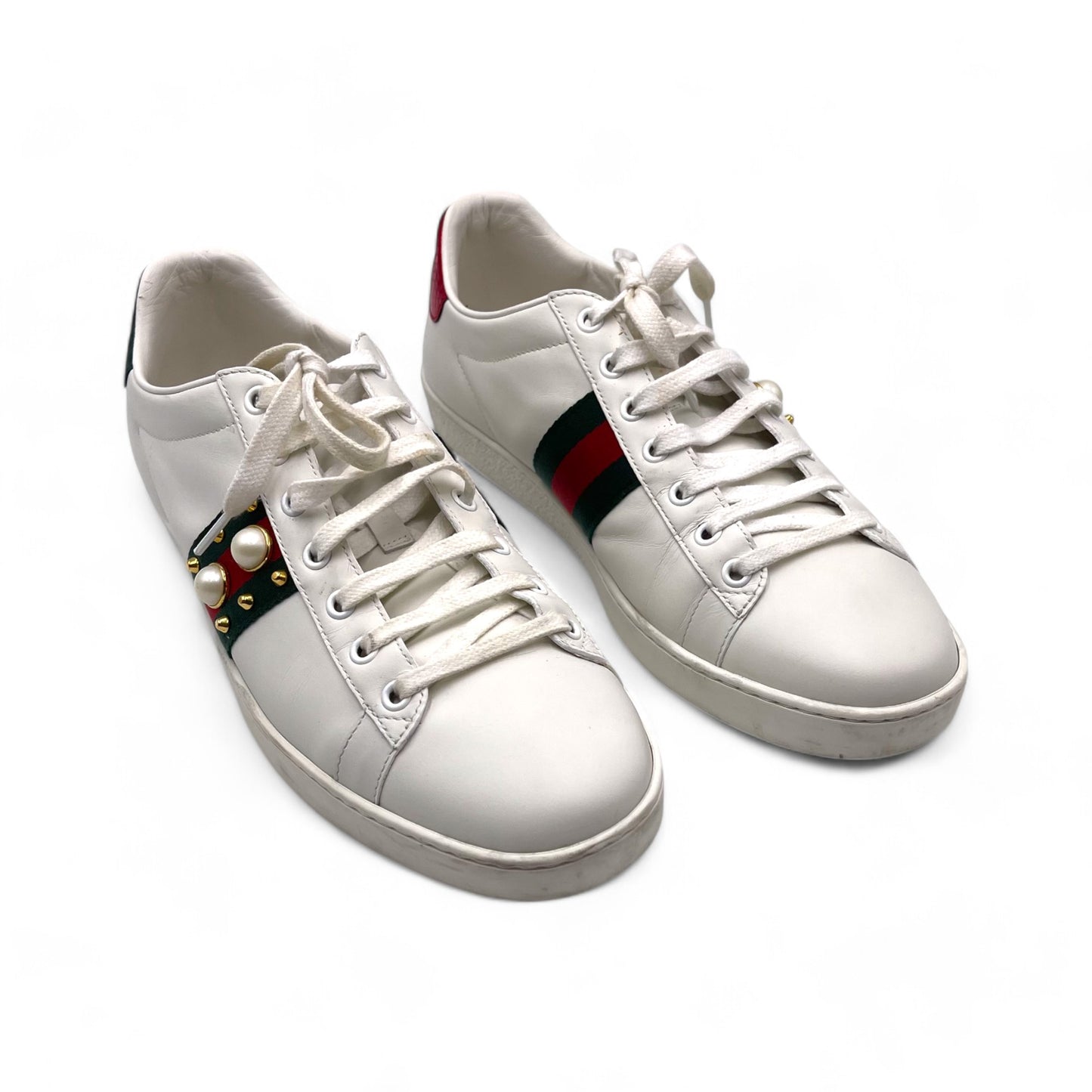 Gucci Pearl Stud Snkr Wmns