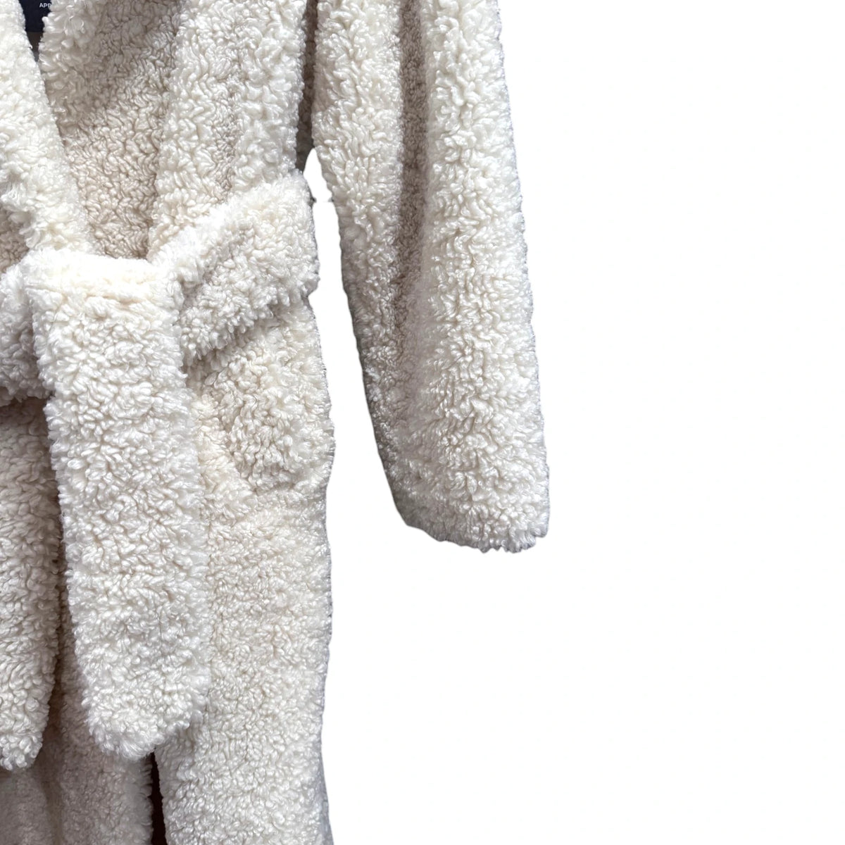 Apparis White Boucelette Coat