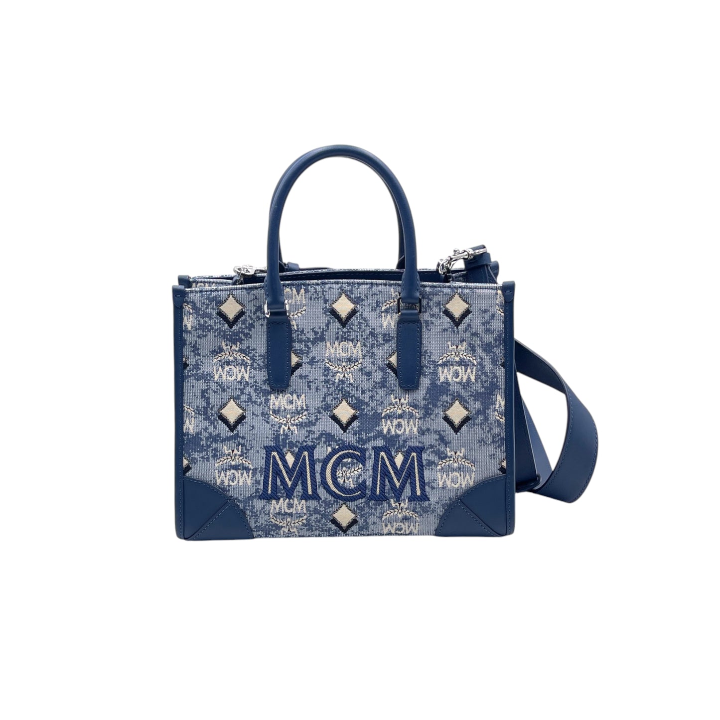 MCM Jacquard Small Tote