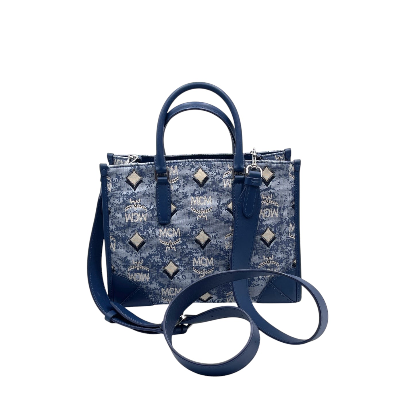 MCM Jacquard Small Tote