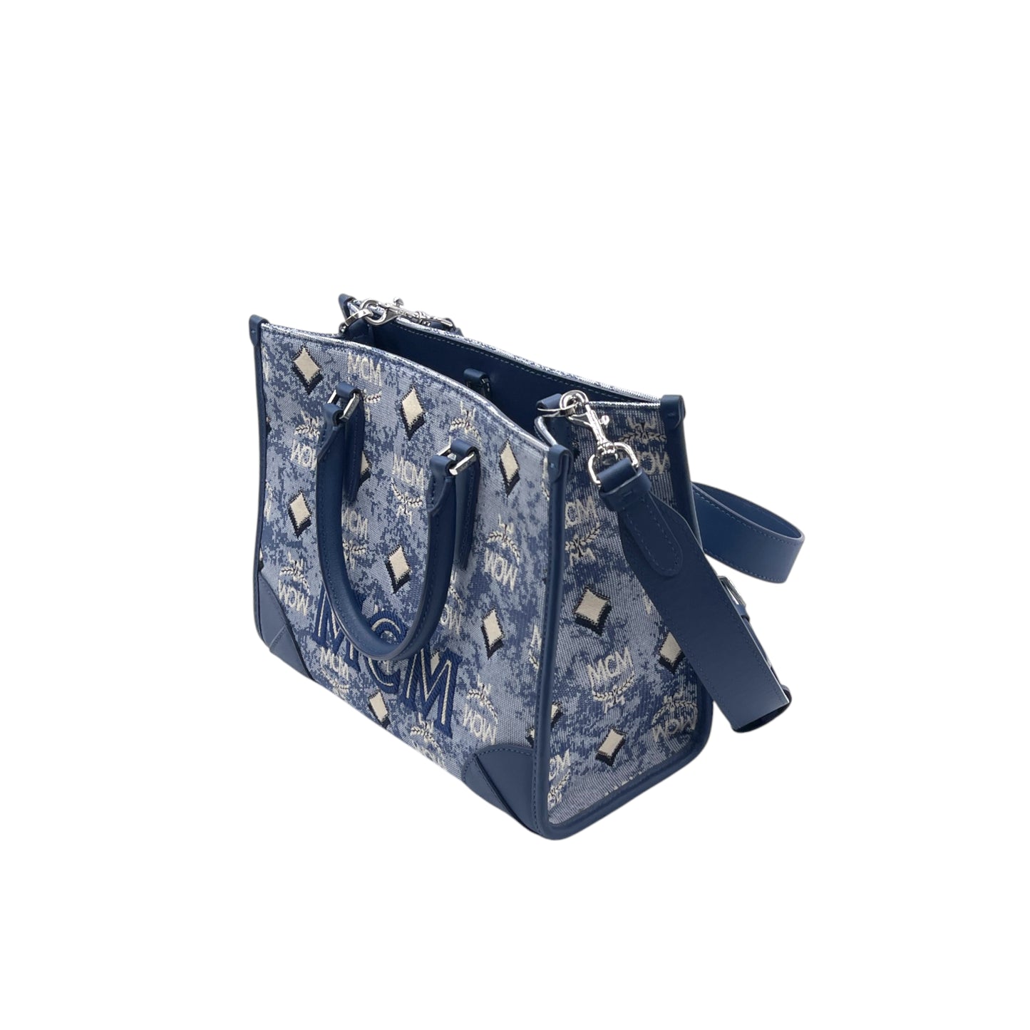 MCM Jacquard Small Tote