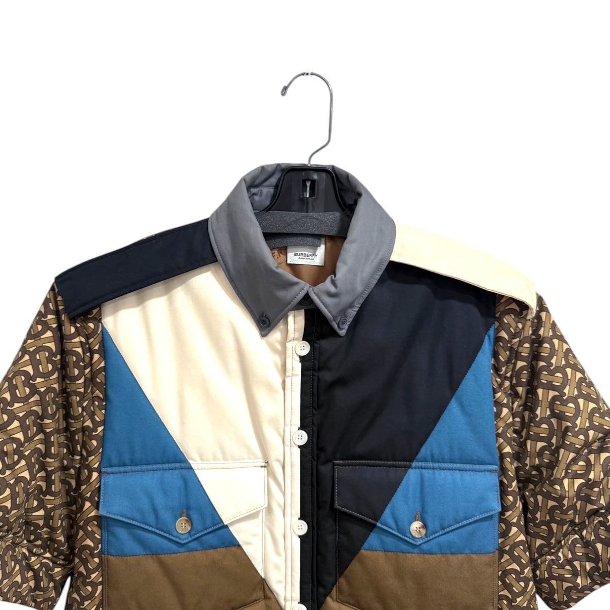 Burberry Brown TB Monogram Padded Shirt