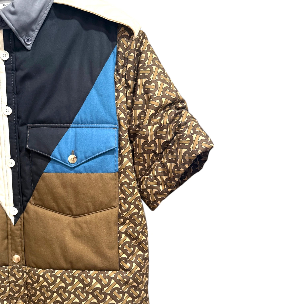 Burberry Brown TB Monogram Padded Shirt