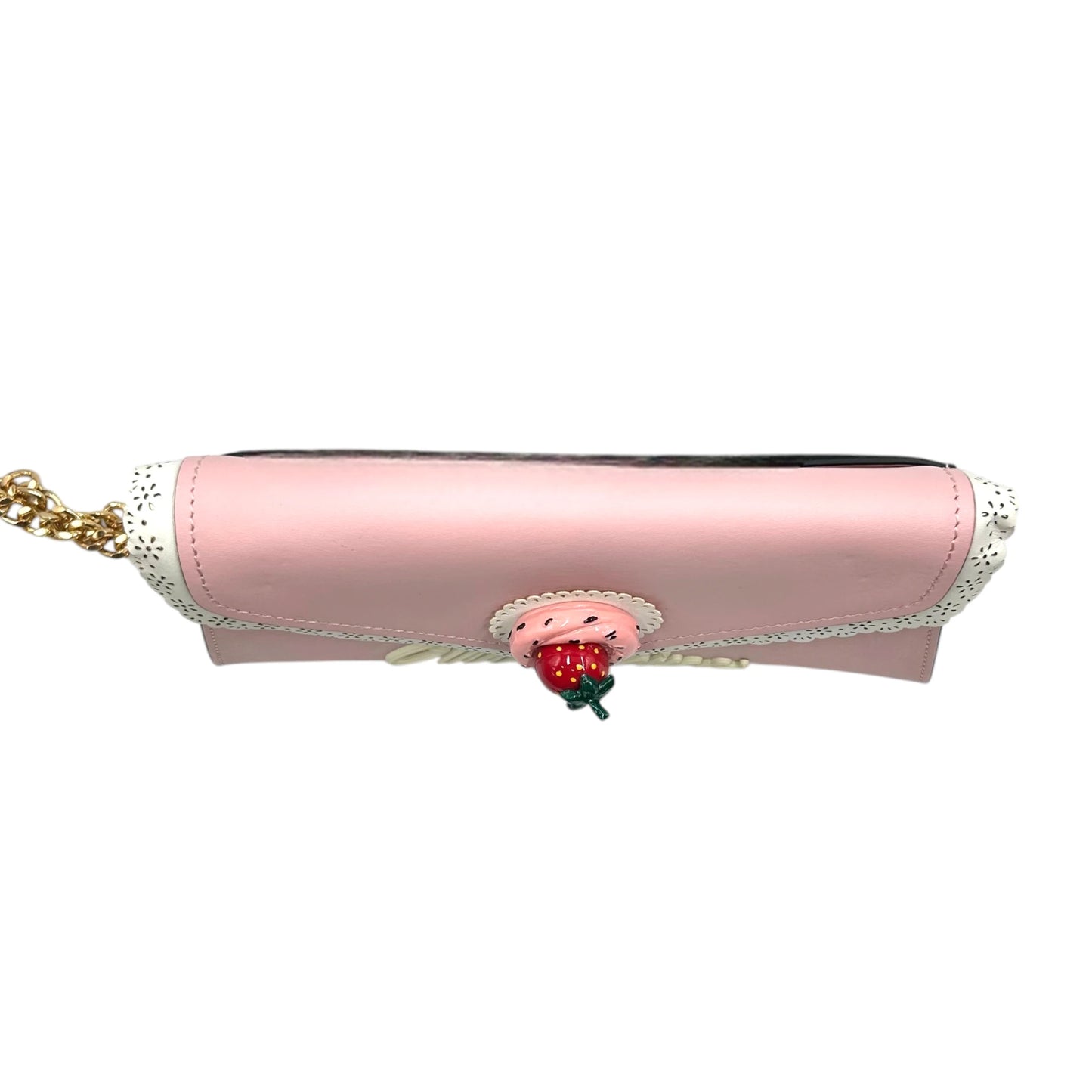 Moschino Couture Strawberry Shortcake Pink Leather Bag