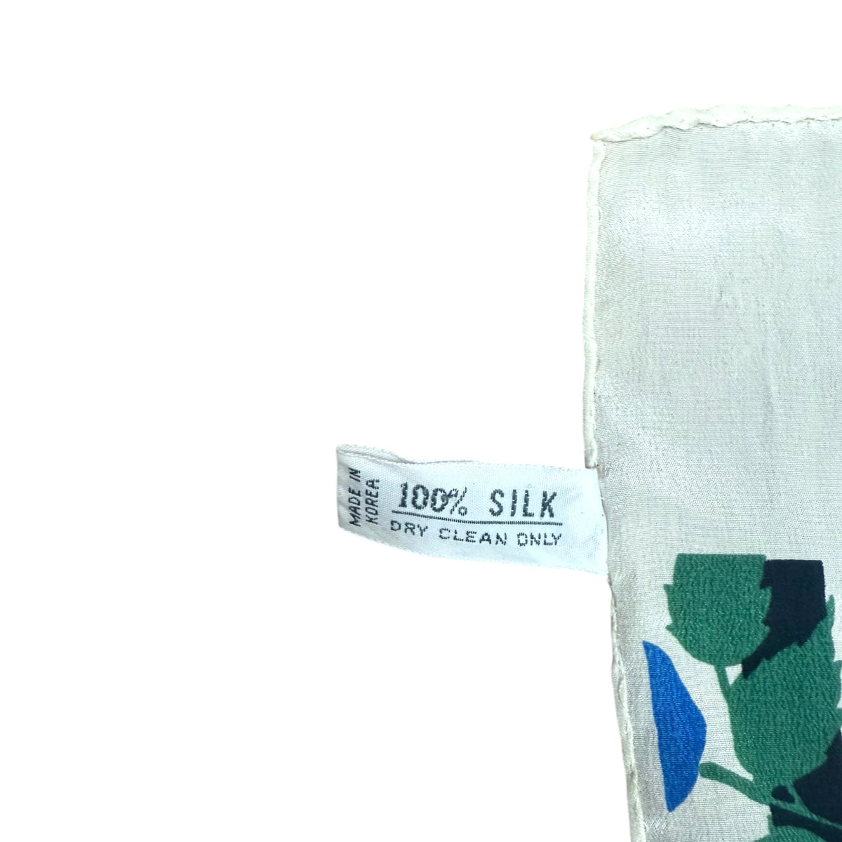 Christian Dior Floral Print Silk Scarf