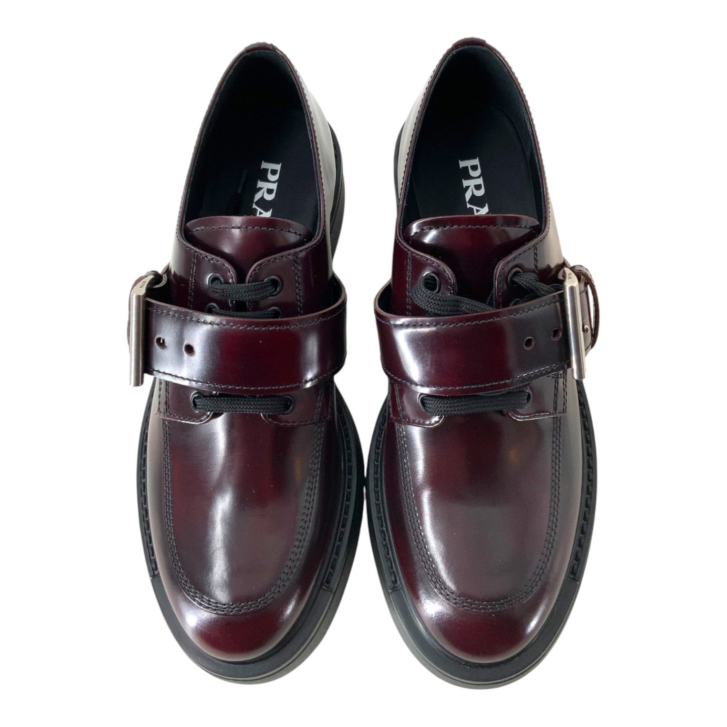 PRADA Buckle-Detail Brogue Shoes