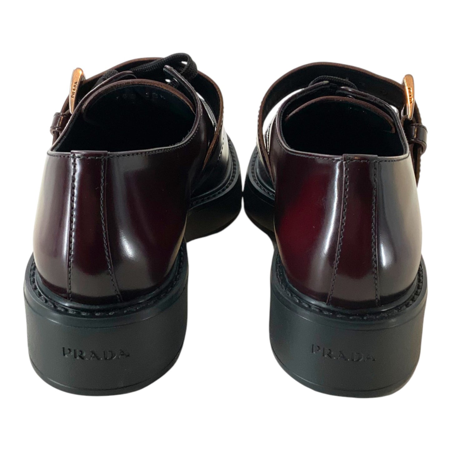 PRADA Buckle-Detail Brogue Shoes
