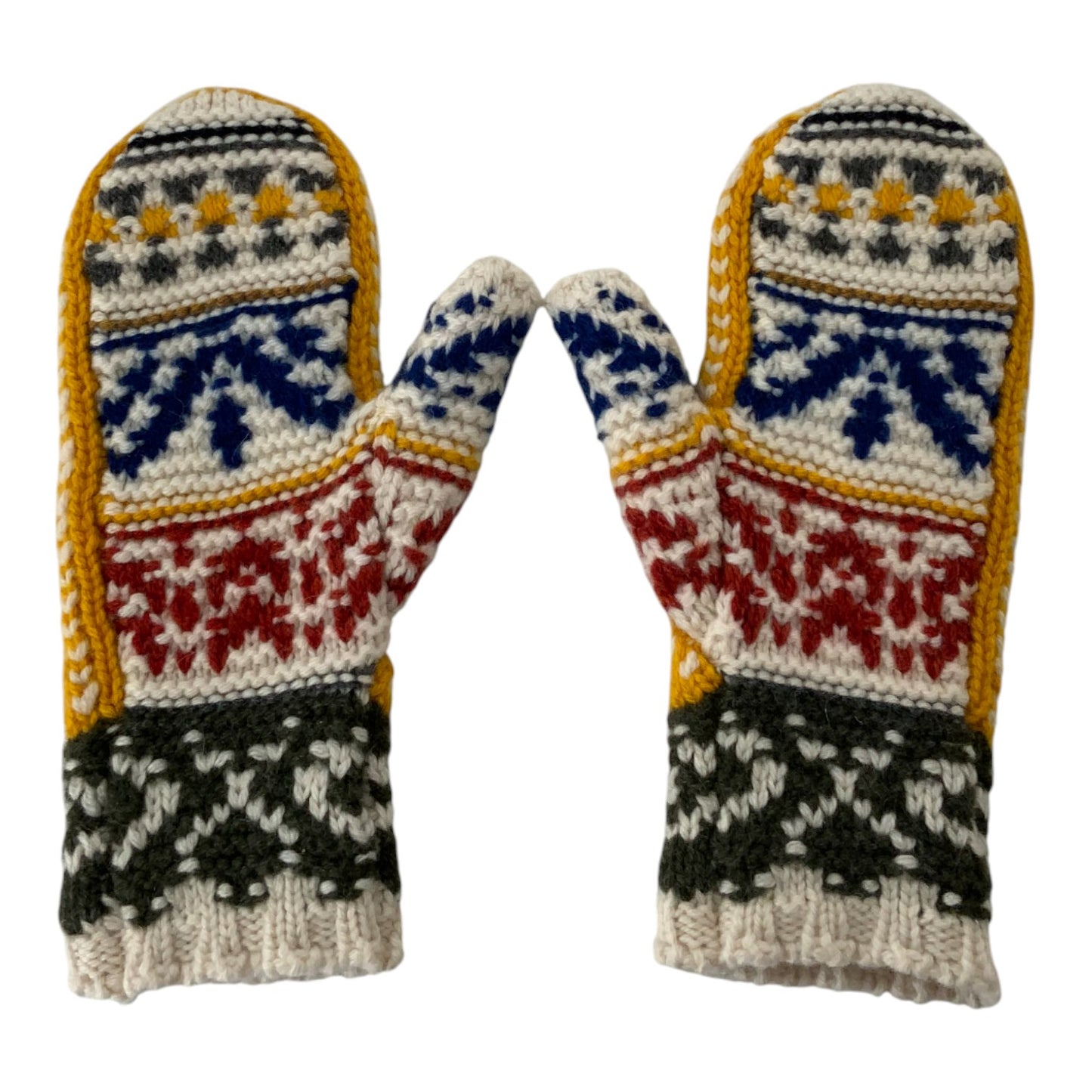 Loro Piana Bernina Jacquard Mittens