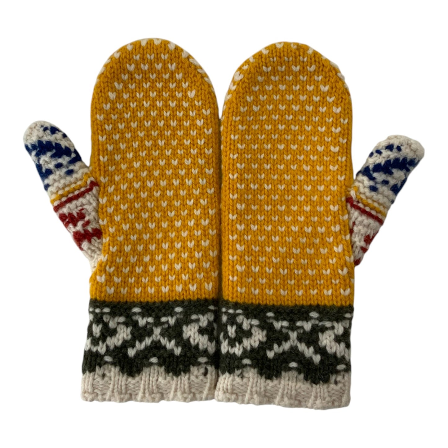 Loro Piana Bernina Jacquard Mittens