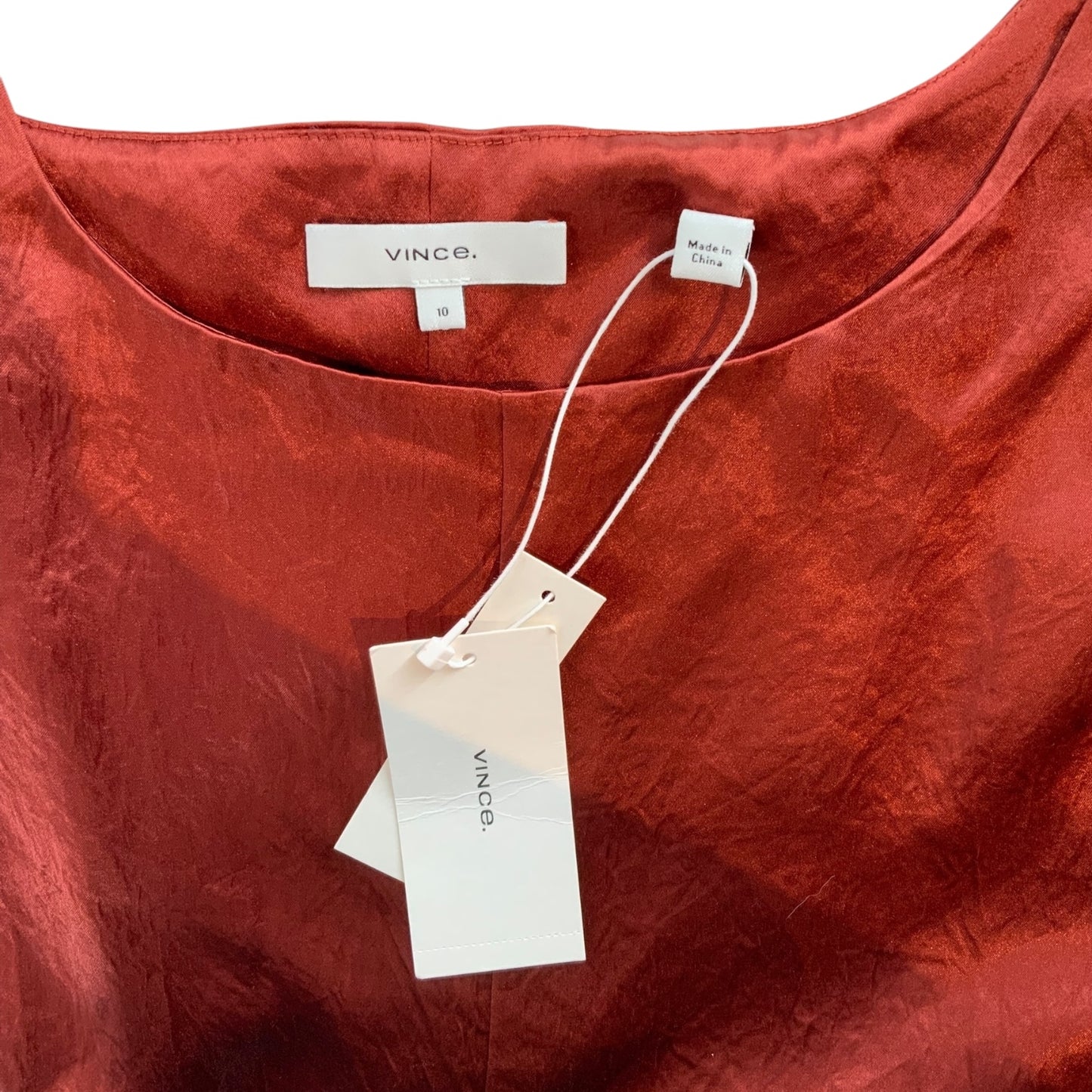 Vince Burnt Orange Dress