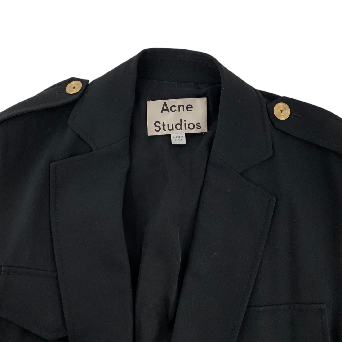 Acne Studios Long Black Cinching Vest/Dress