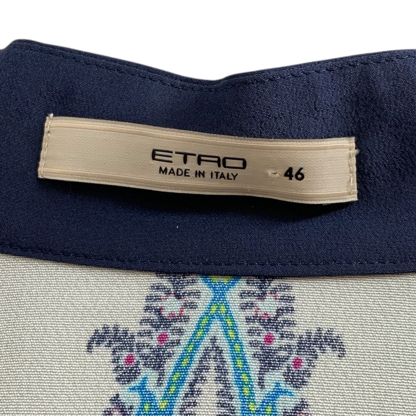 Etro Silk Paisley Print Top