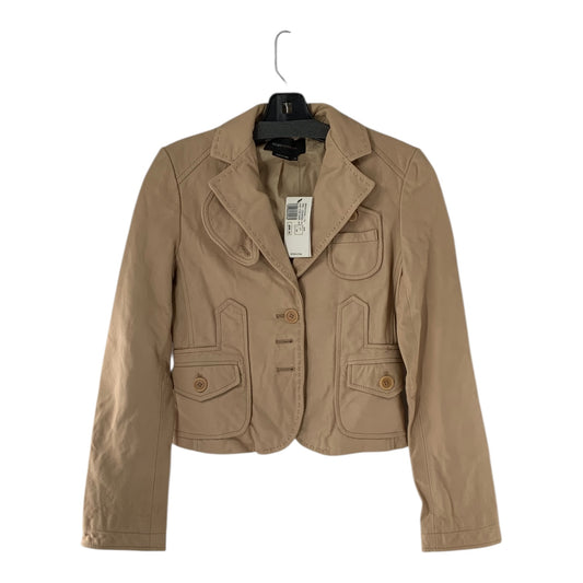 BCBGMAXAZRIA Tan Leather Jacket