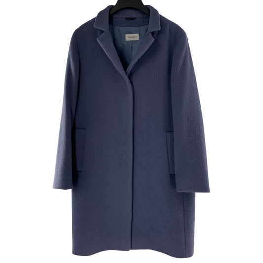 Cinzia Rocca Icons Blue Wool Coat