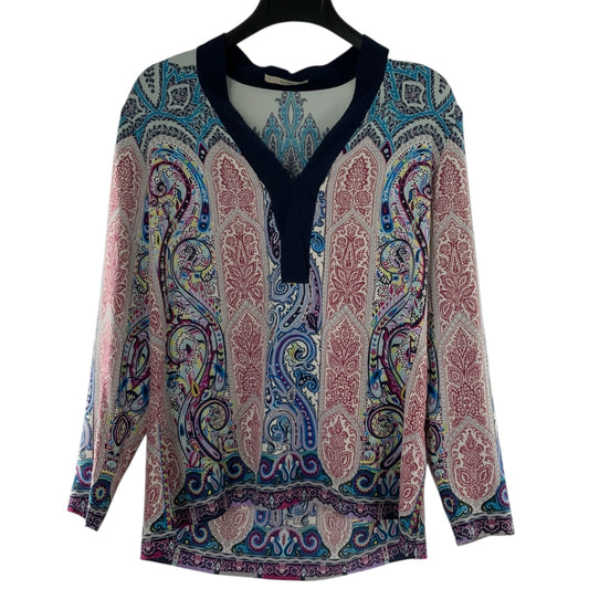 Etro Silk Paisley Print Top