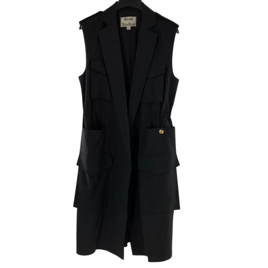Acne Studios Long Black Cinching Vest/Dress