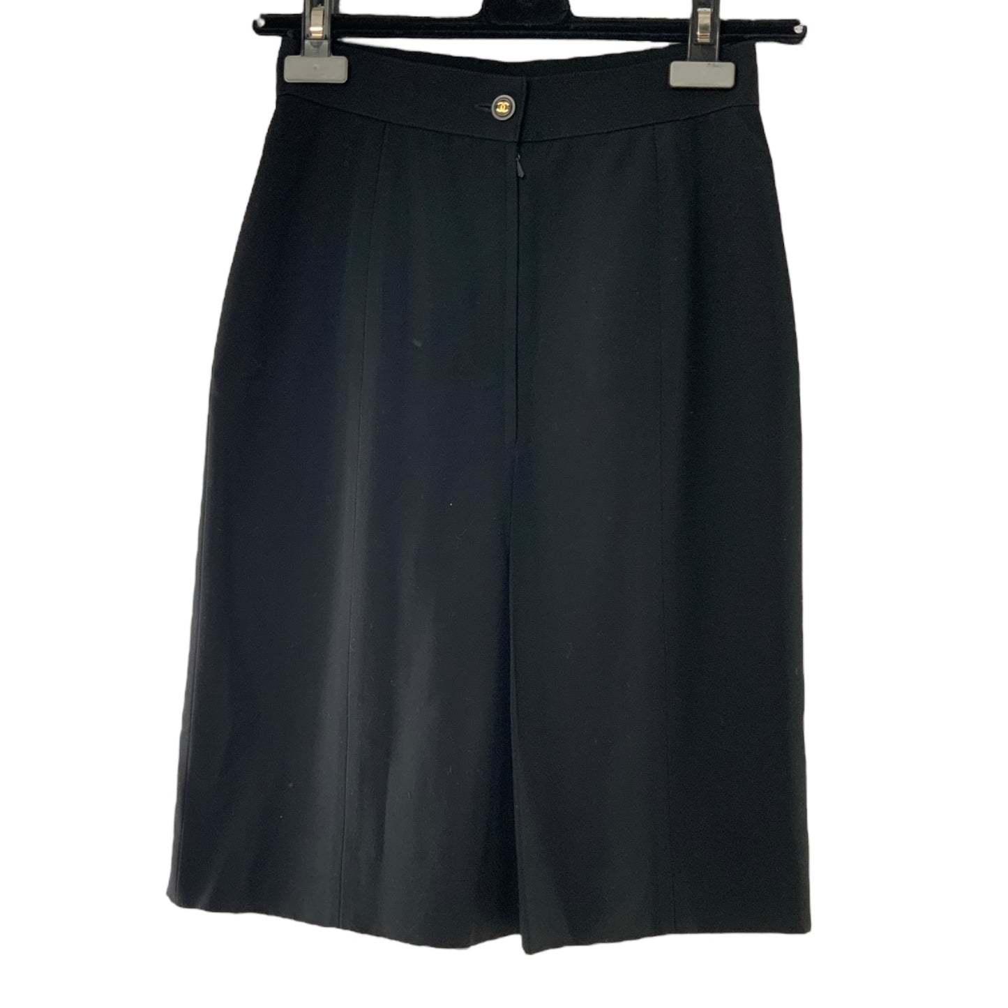 Chanel Black Pencil Skirt