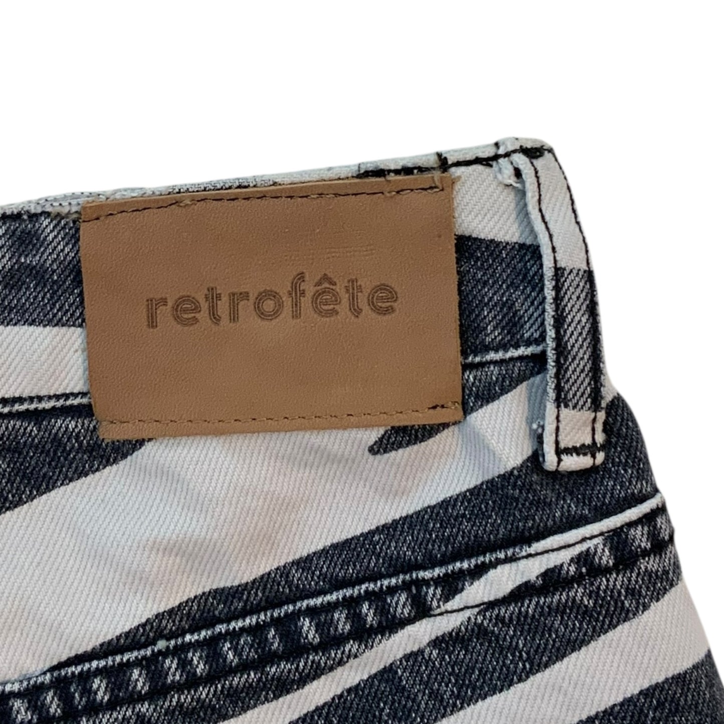 Retrofete Zebra Print Jeans