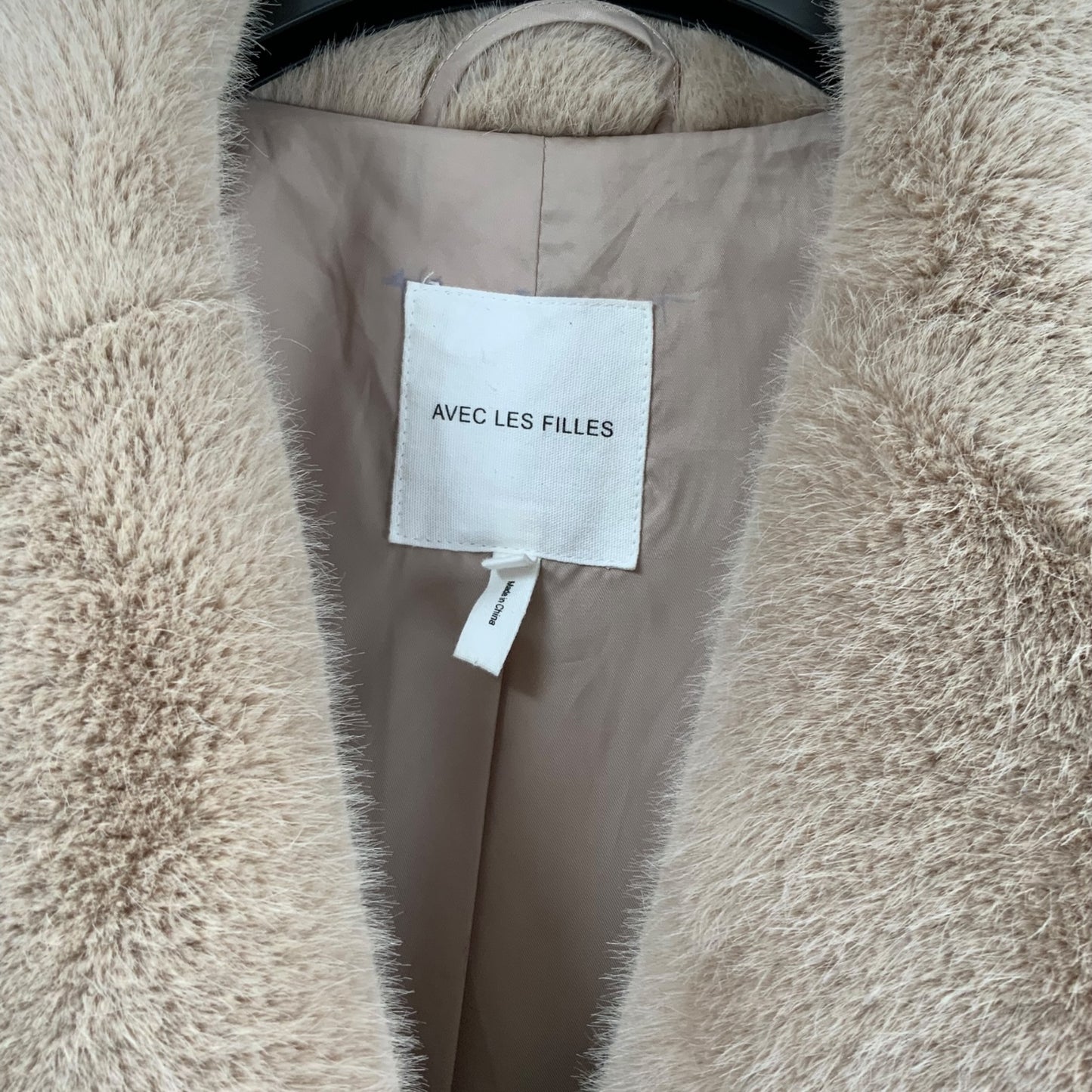 Avec Les Filles Soft Faux Fur Coat