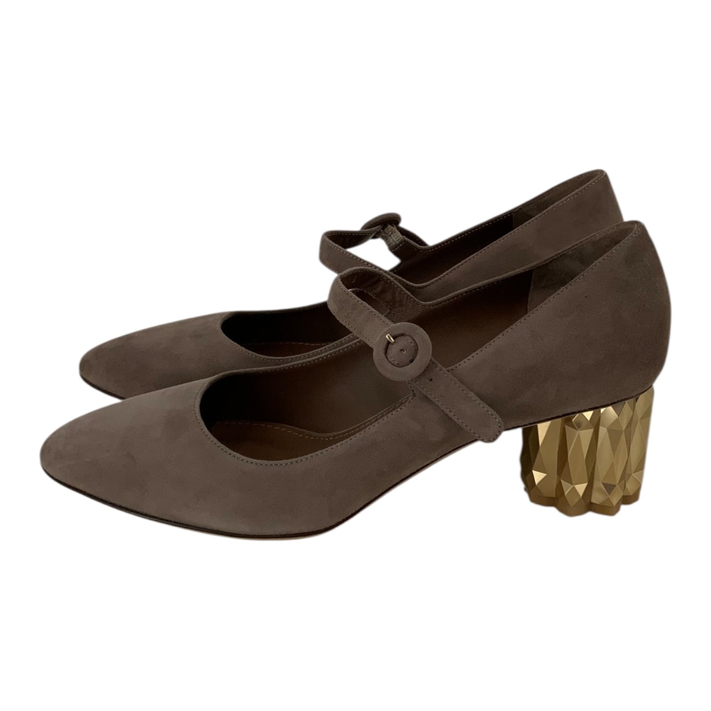 Salvatore Ferragamo Mary Jane Mid-Heel Pumps