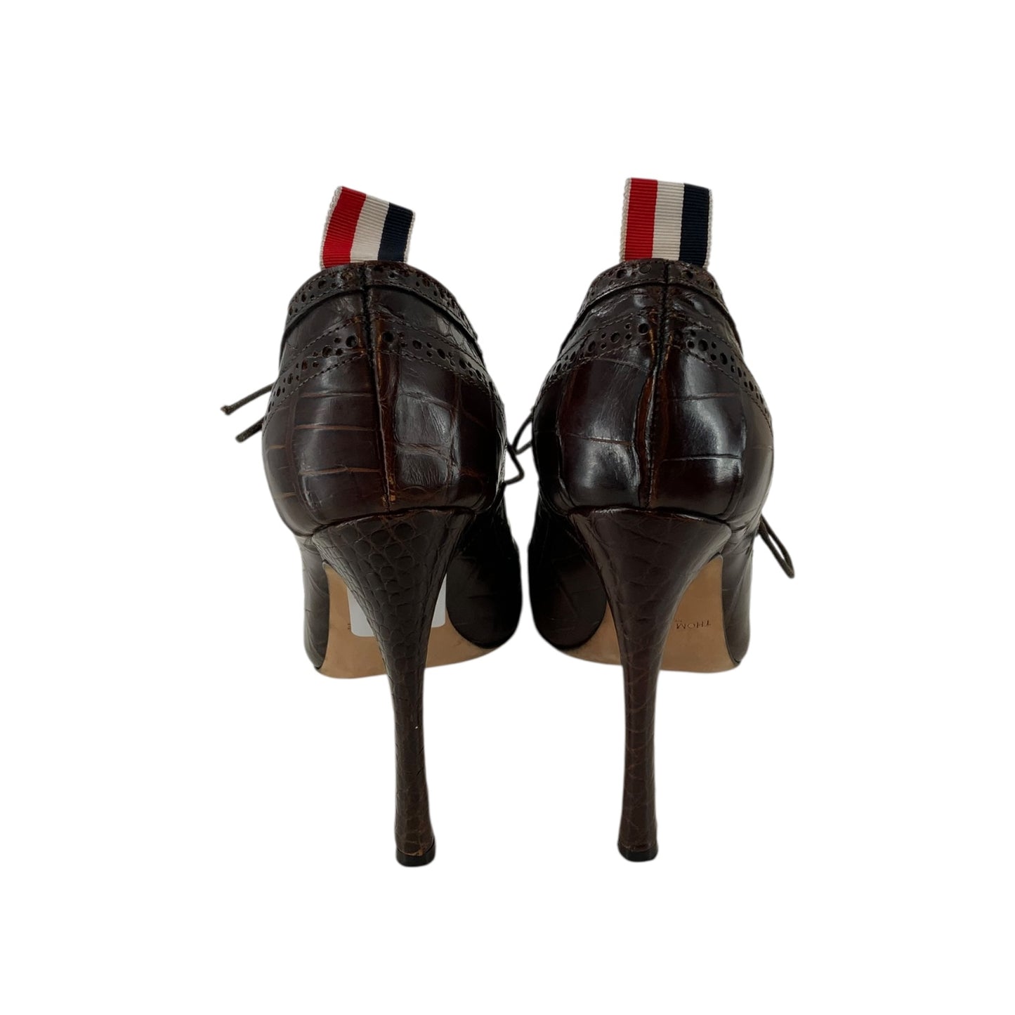 Thom Browne Oxford Heeled Booties