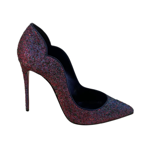 Christian Louboutin Metallic Red and Blue Red Bottoms