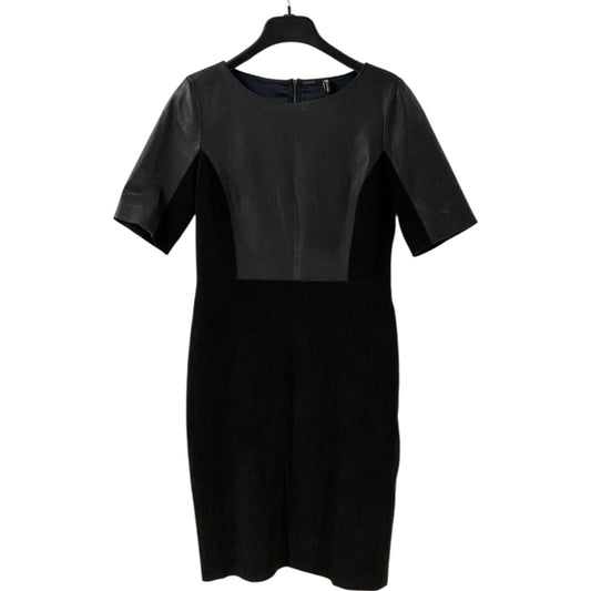 Elie Tahari Dawn Dress Dress with Leather Detailing