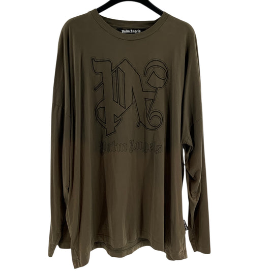 Palm Angels Long Sleeve Logo Shirt