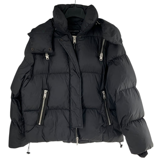 All Saints Black Puffer Coat