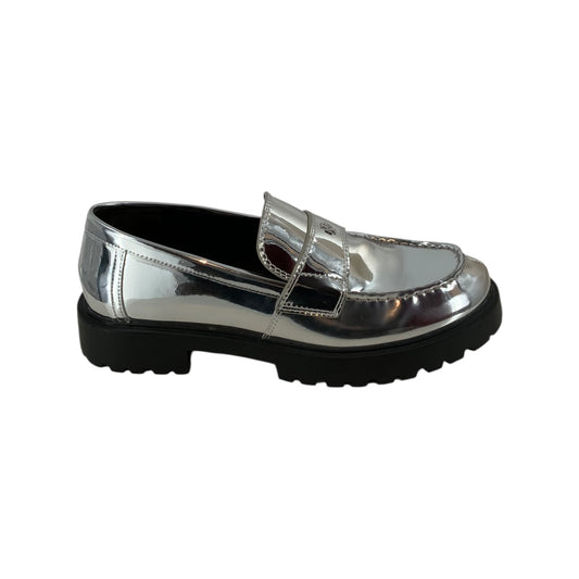 Tory Burch Mirrored Metallic Classic Lug Loafer