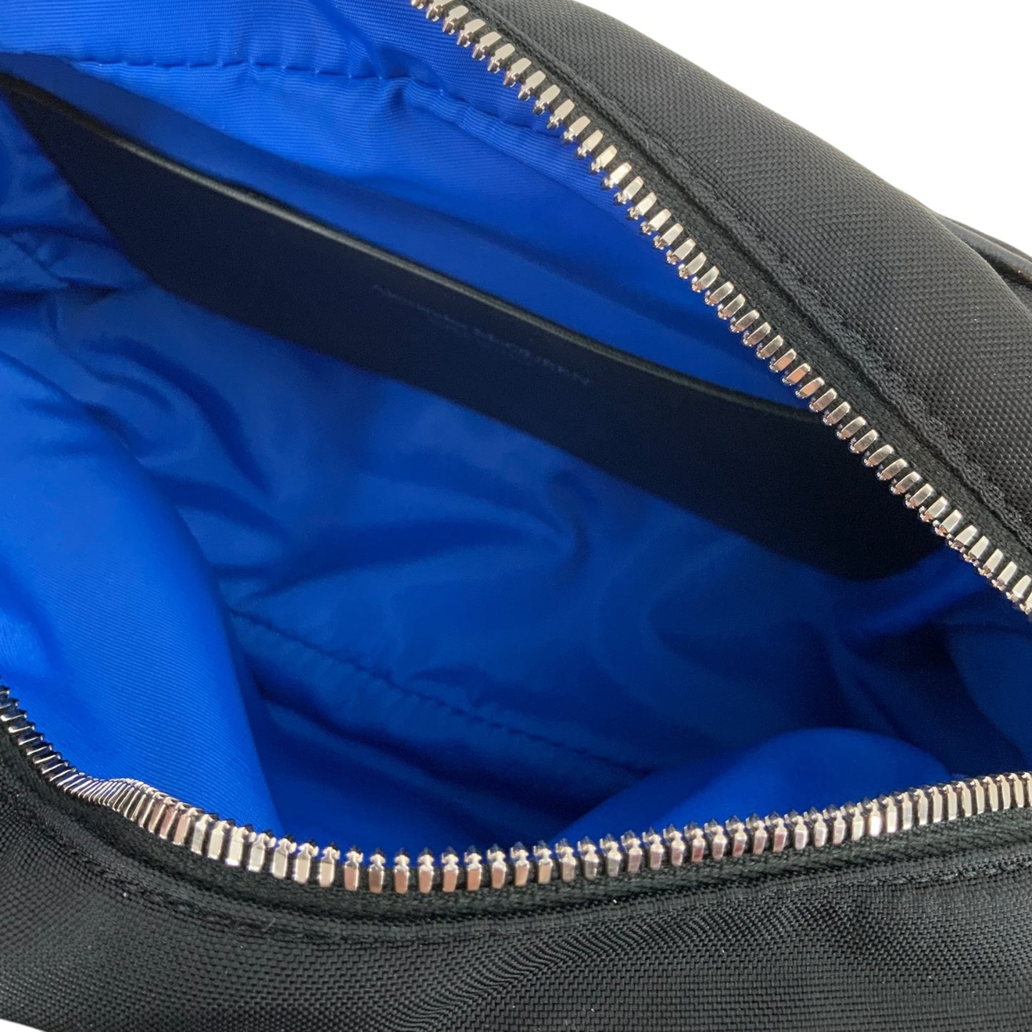 Alexander McQueen Black Nylon and Leather Belt Bag