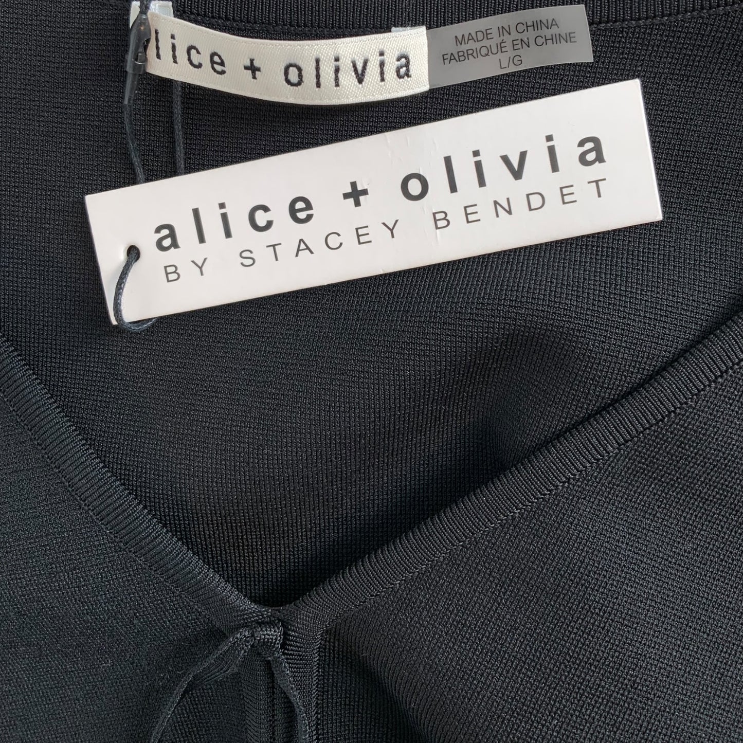 Alice + Olivia Sharee 2-Way Cropped Pullover