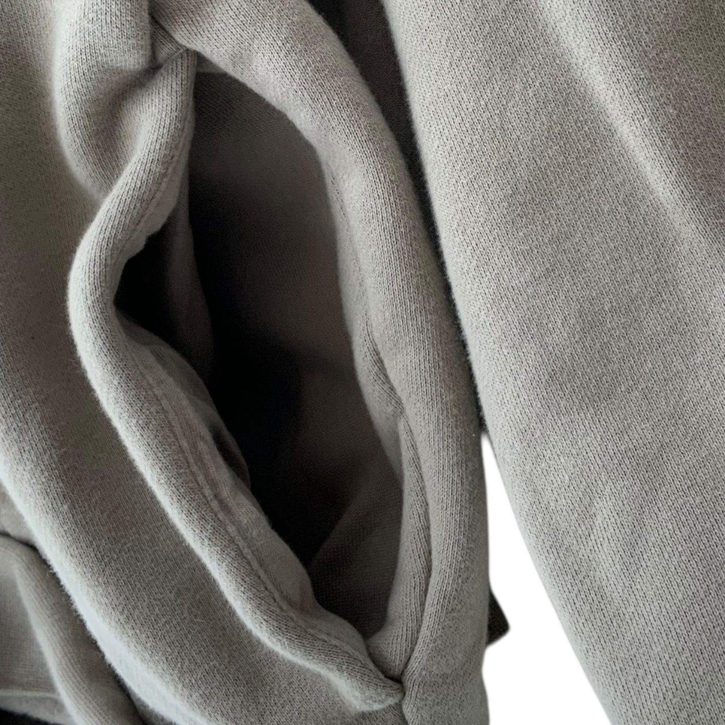 Essentials Fear of God Light Khaki Hoodie with Teal Trim