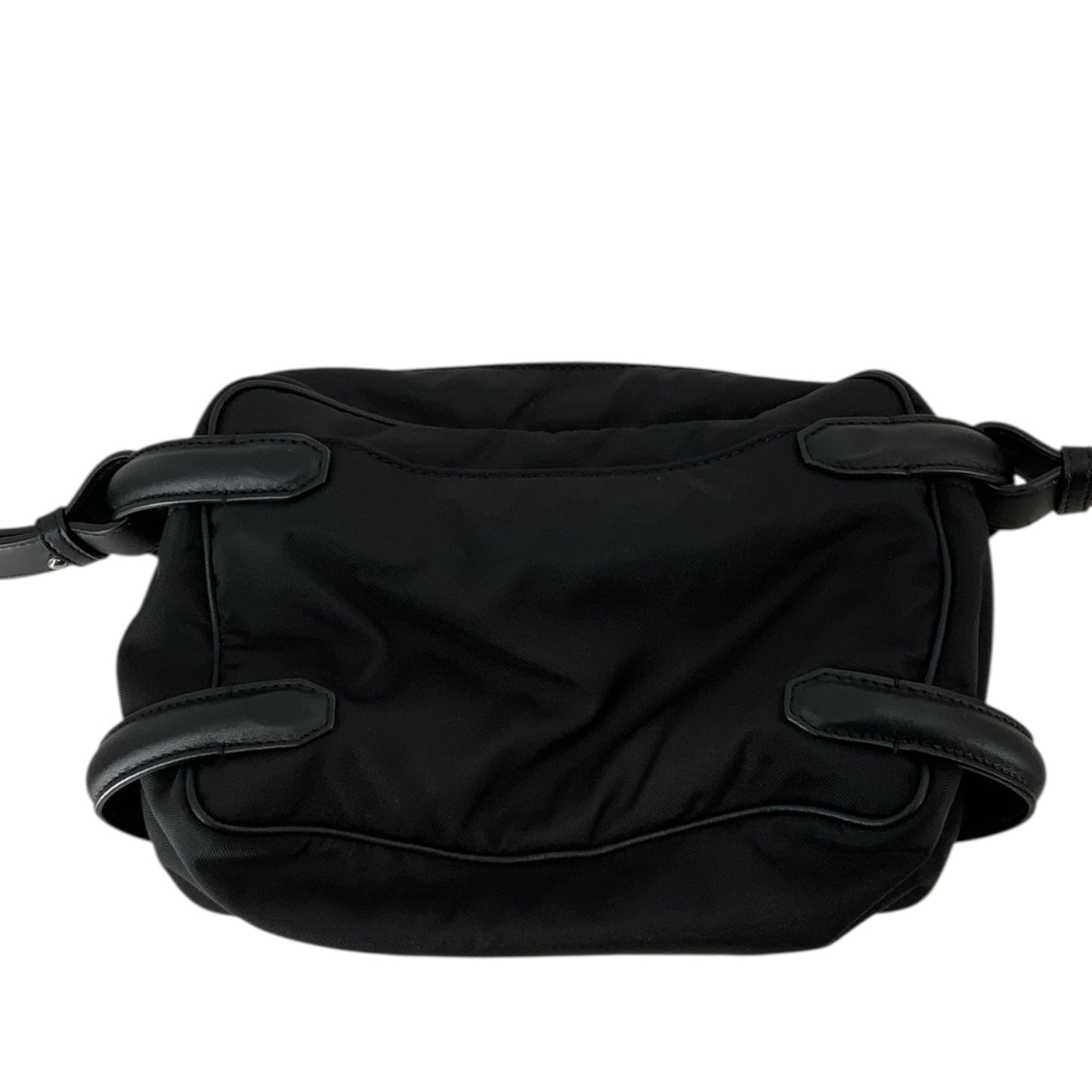 Alexander McQueen Black Nylon and Leather Belt Bag