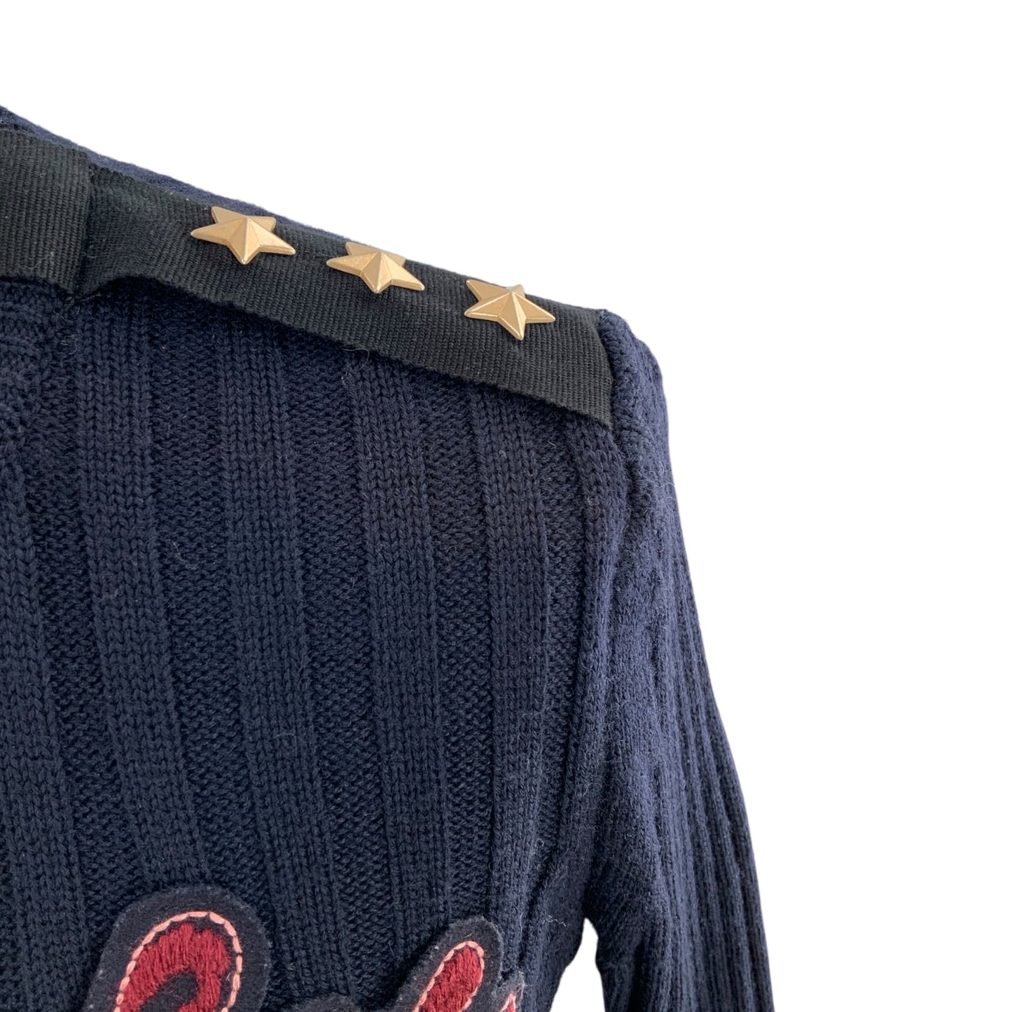 Red Valentino Navy Blue Patch Dress