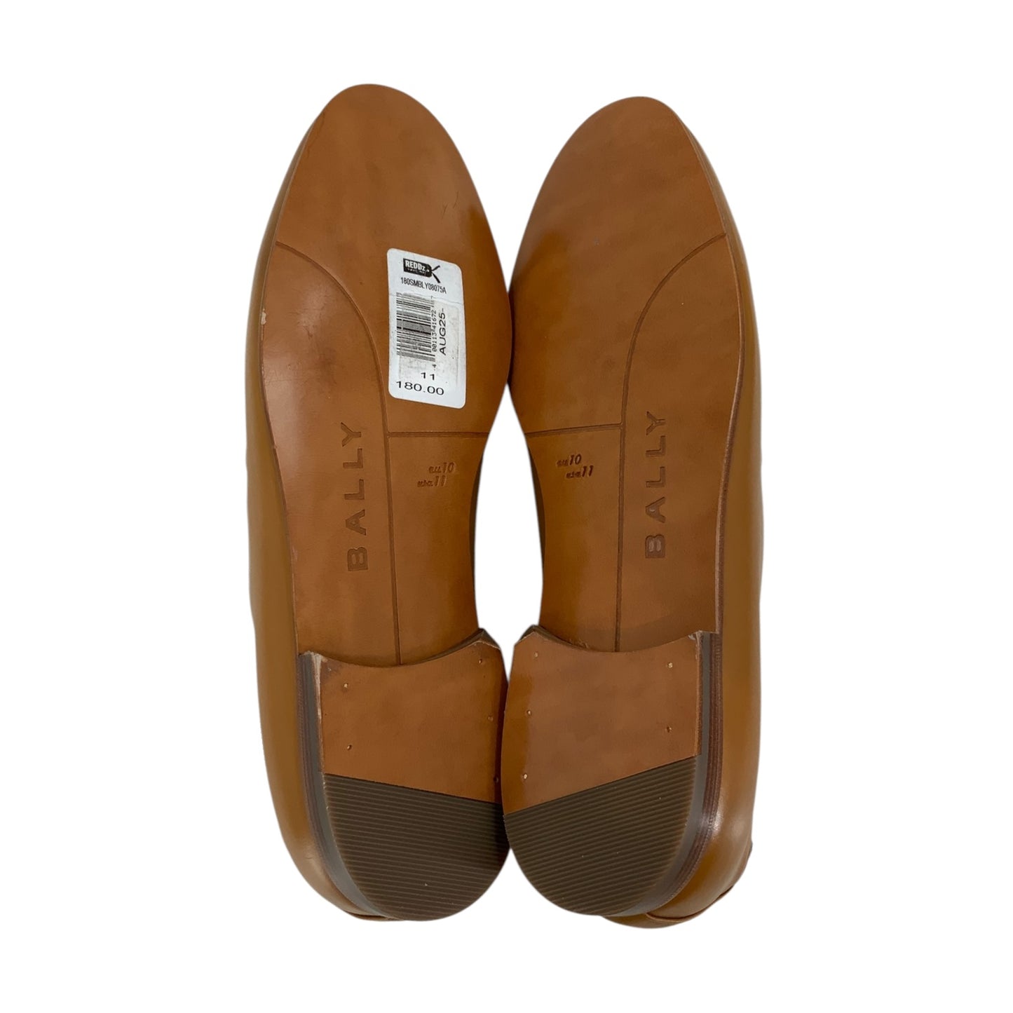 Bally Tan Leather Loafers