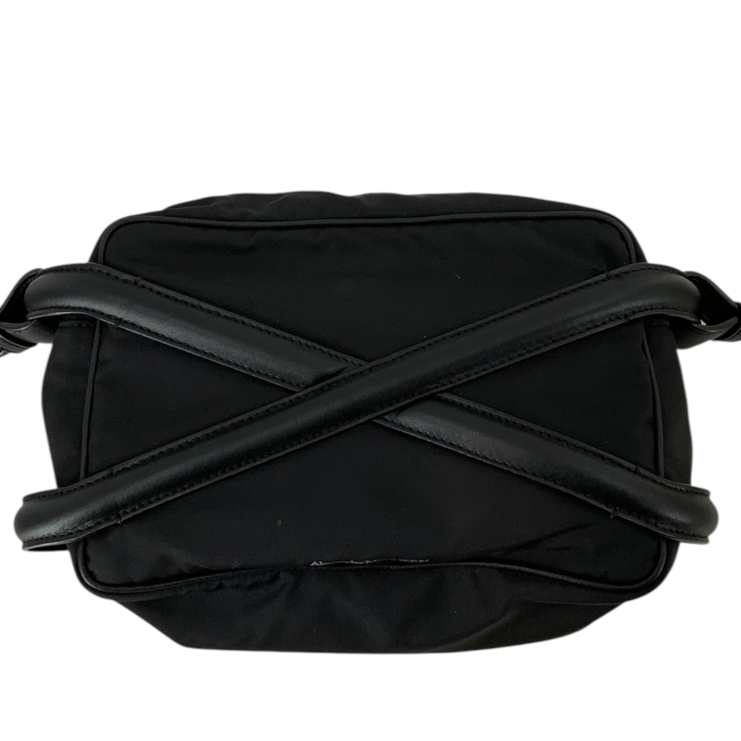 Alexander McQueen Black Nylon and Leather Belt Bag