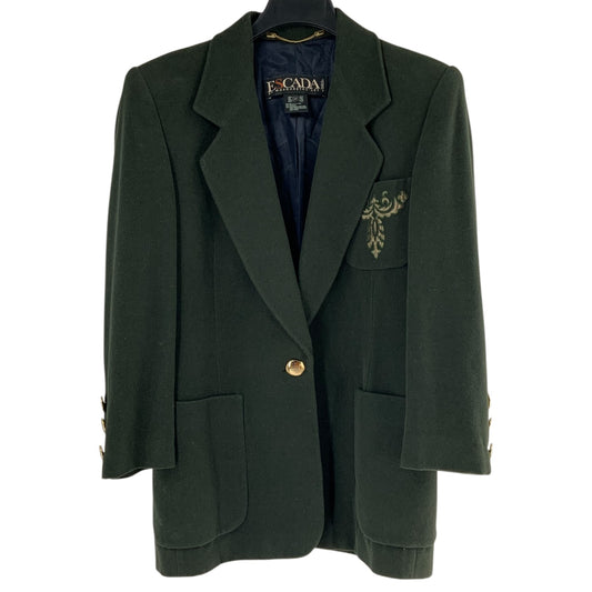 Escada Velvet Green Blazer