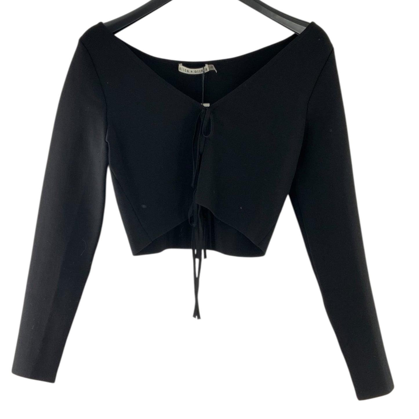 Alice + Olivia Sharee 2-Way Cropped Pullover