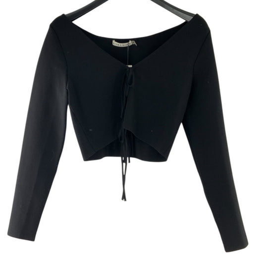 Alice + Olivia Sharee 2-Way Cropped Pullover