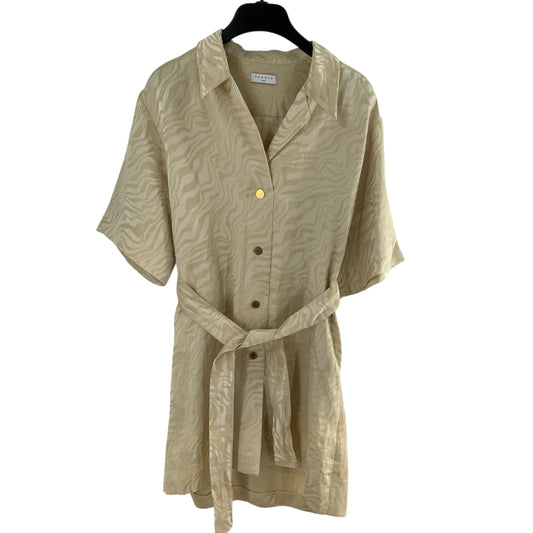 Sandro Ivory Colored Patterned Dress