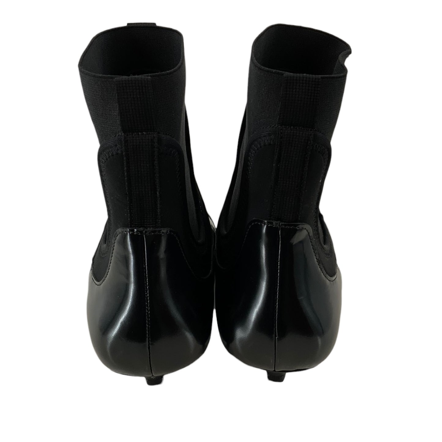 Theory Project Black Kitten Heel Booties
