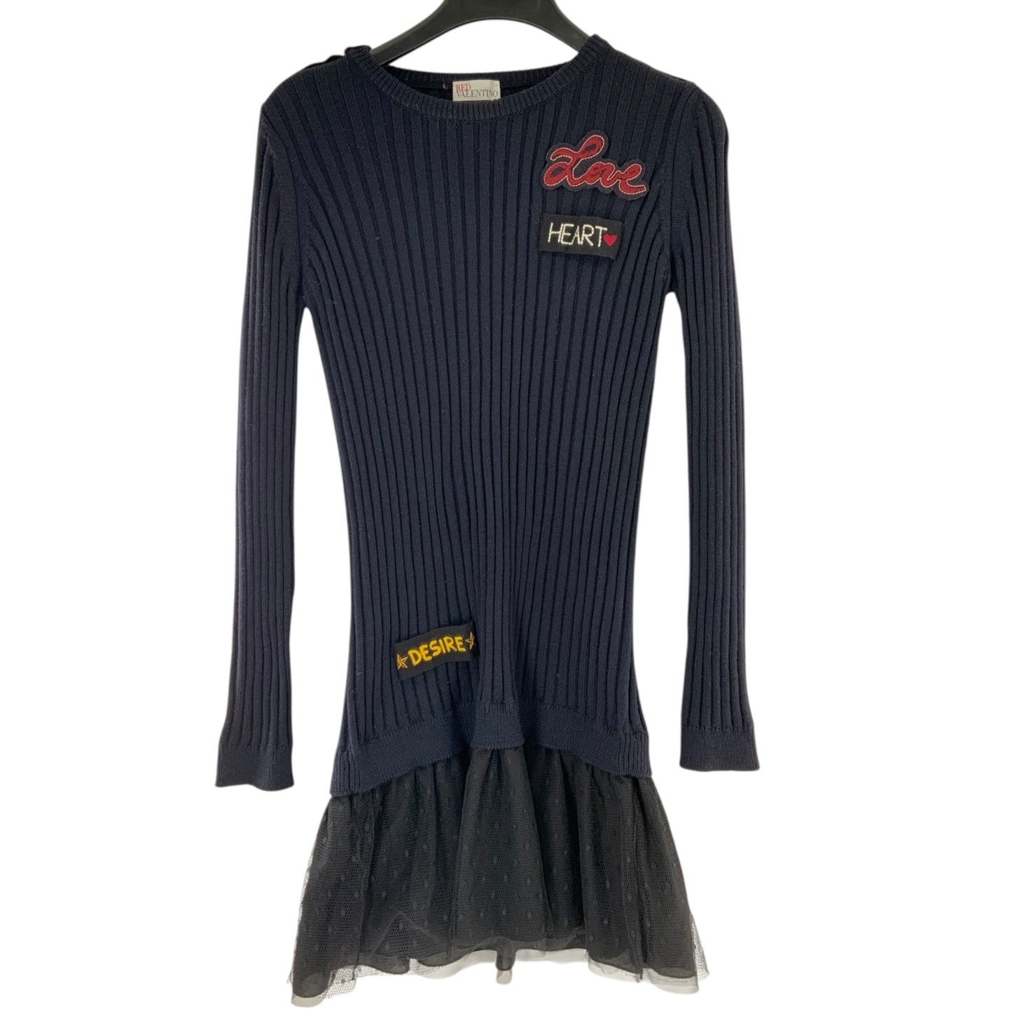 Red Valentino Navy Blue Patch Dress
