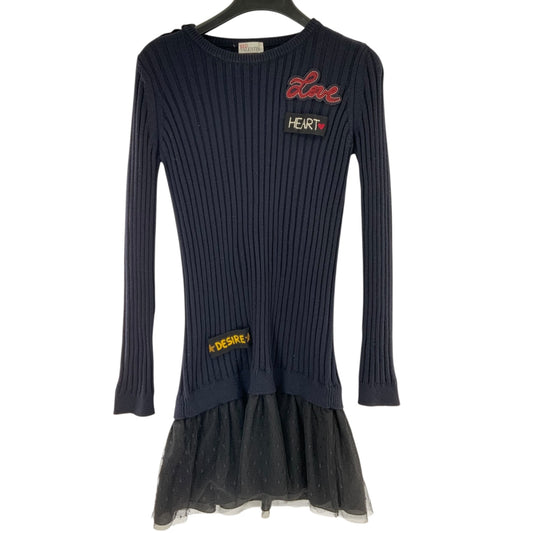 Red Valentino Navy Blue Patch Dress